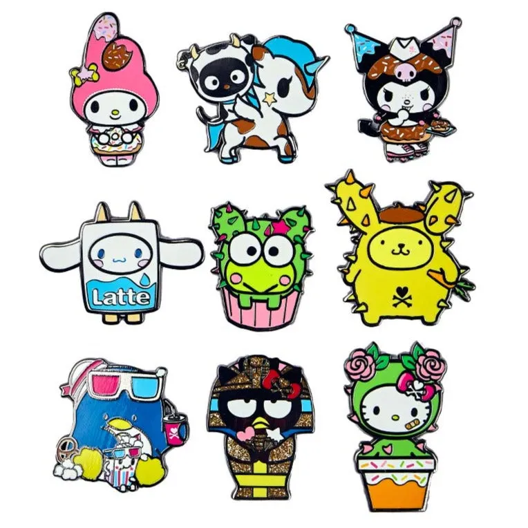 Tokidoki x Hello Kitty and Friends Series 2 Enamel Pin Blind Box