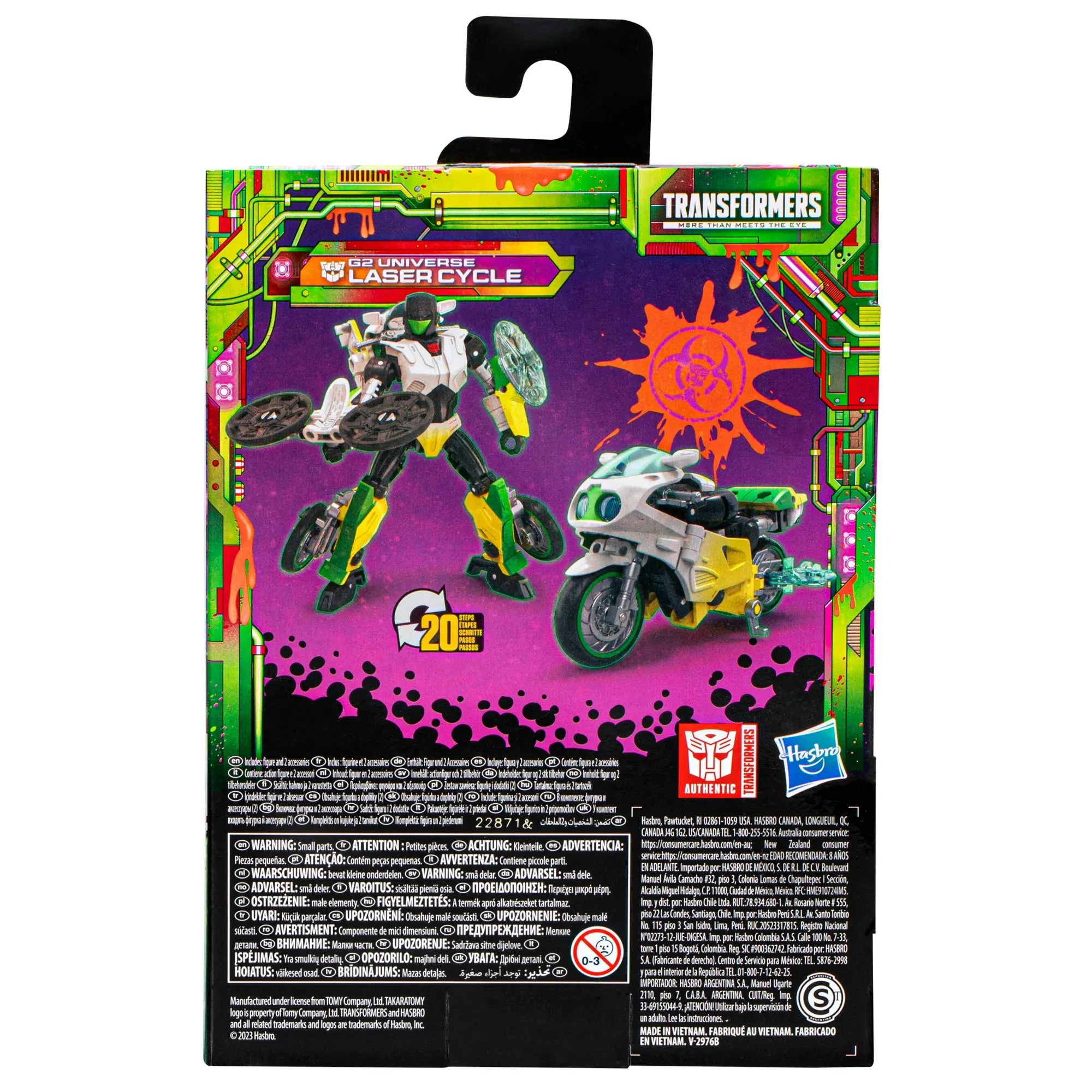 Transformers: Legacy Evolution (Toxitron Series) G2 Universe Laser Cycle Action Figure (F7512) LOW STOCK