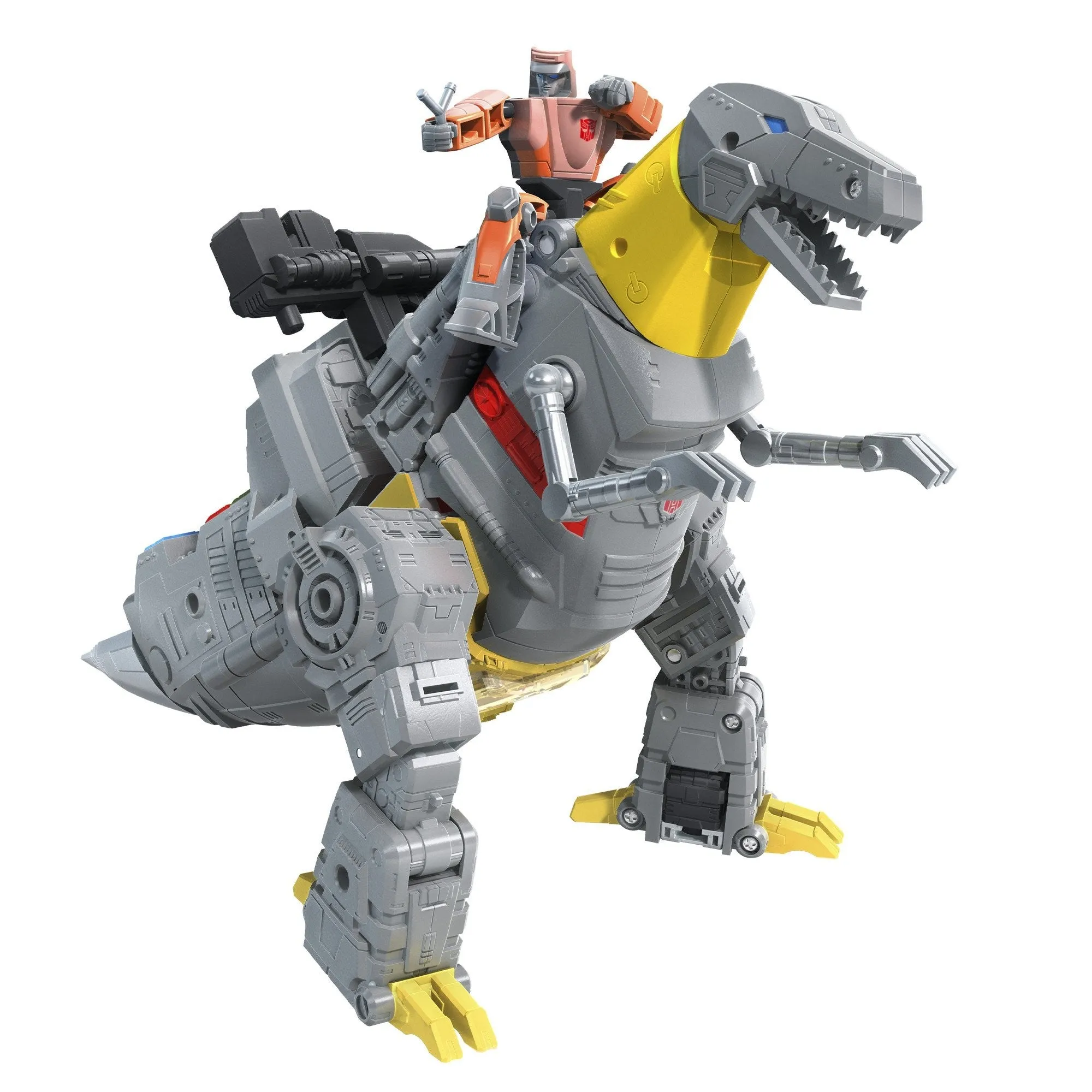 Transformers Studio Series 86-06 Leader The Transformers: The Movie Grimlock and Autobot Wheelie Action Figure - Hasbro