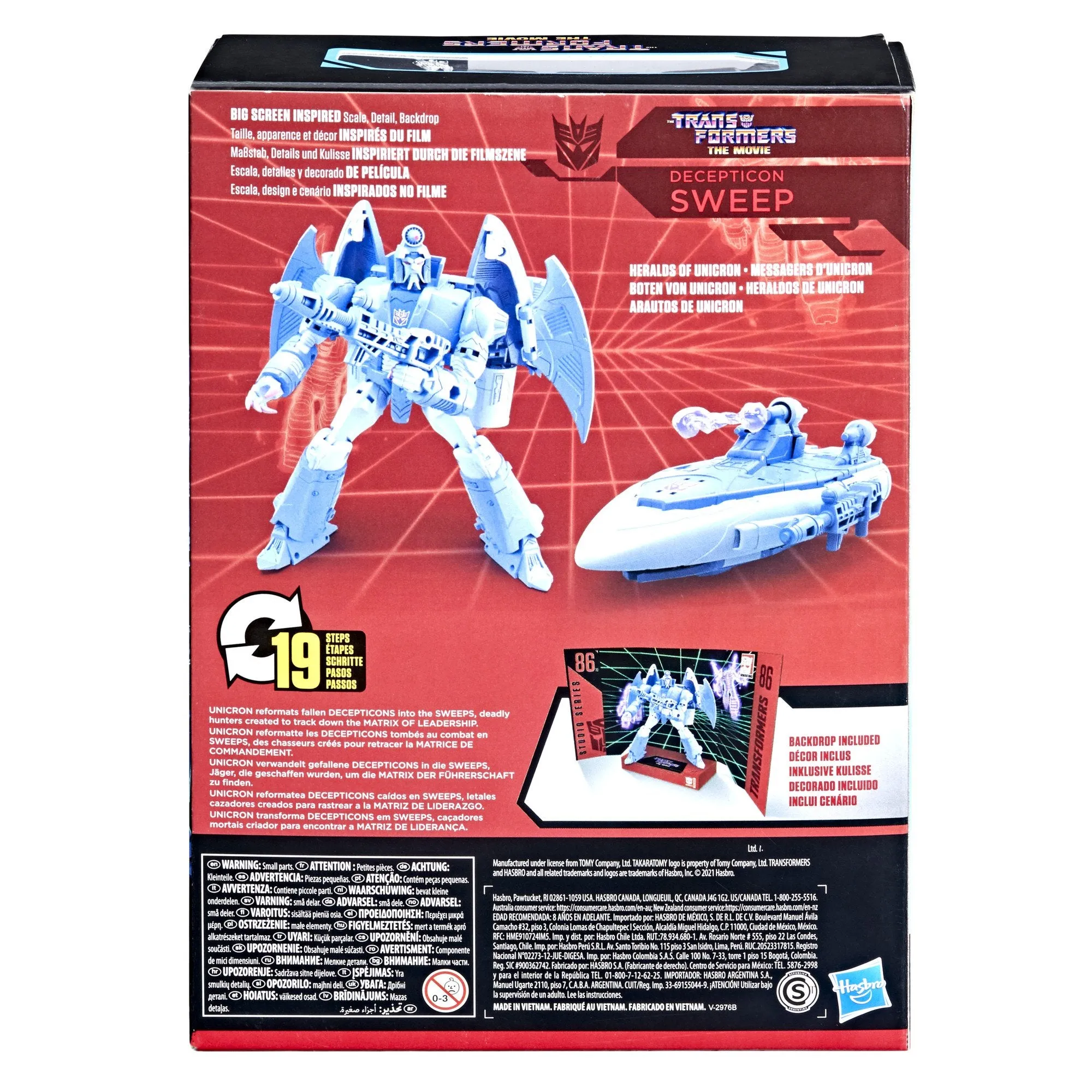 Transformers Studio Series 86-10 Transformers The Movie Voyager Decepticon Sweep Action Figure F0793 LAST ONE!