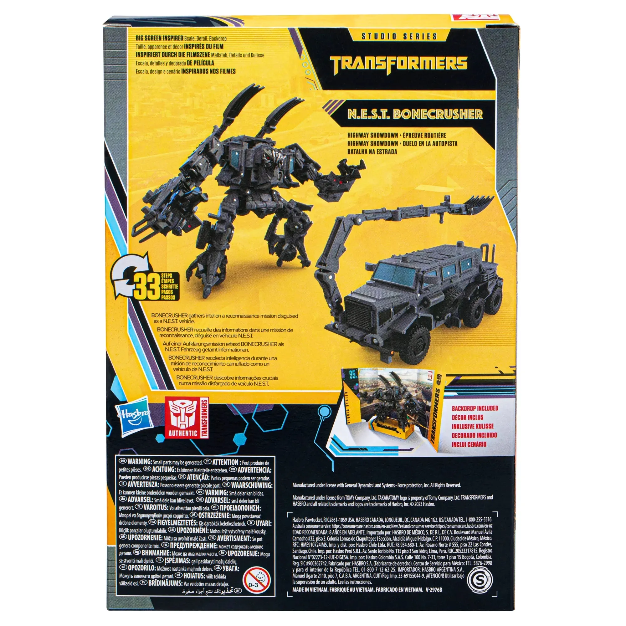 Transformers Studio Series #95-BB Buzzworthy Bumblebee: N.E.S.T. Bonecrusher Exclusive Figure F7116 LOW STOCK