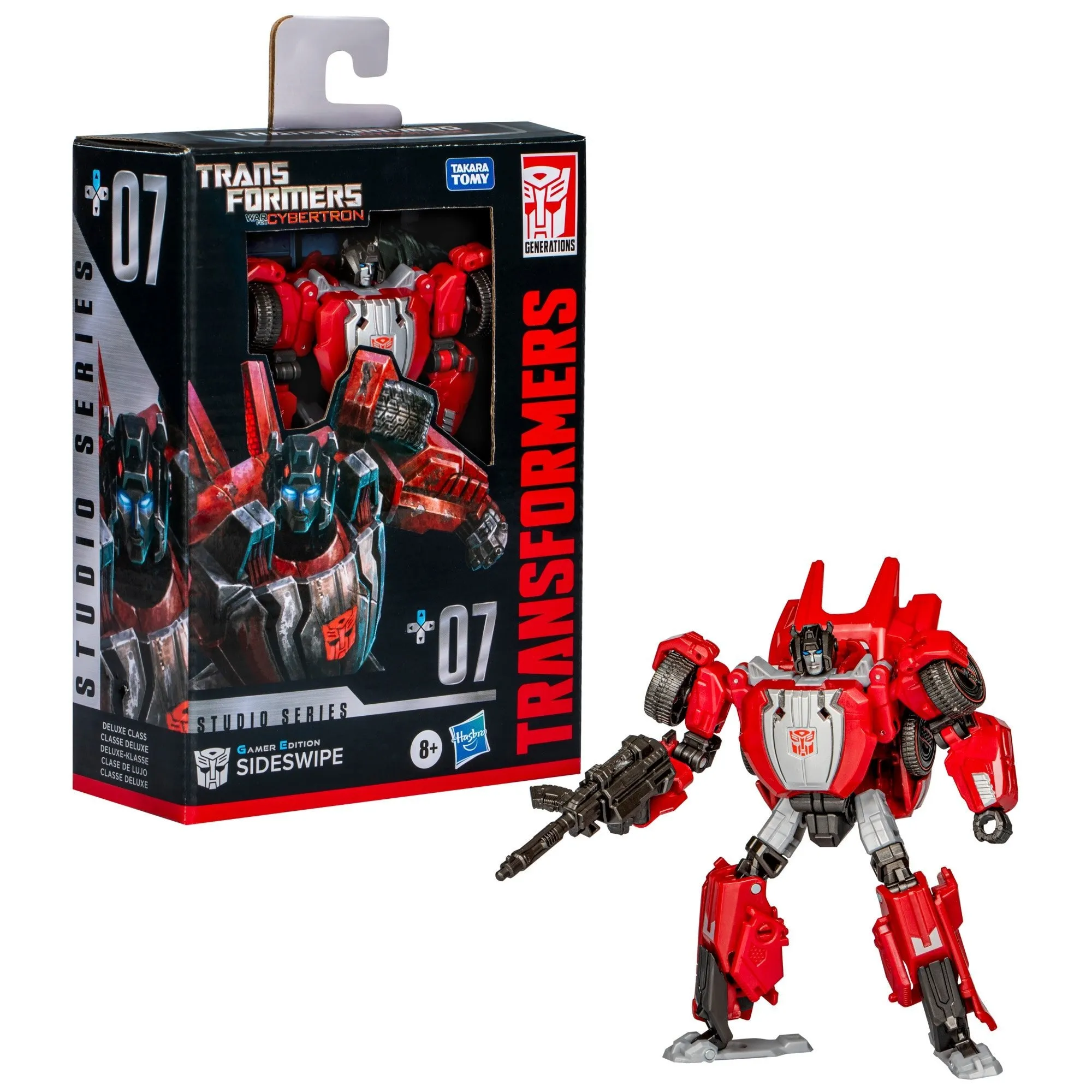 Transformers Studio Series Deluxe War for Cybertron 07 Gamer Edition Sideswipe