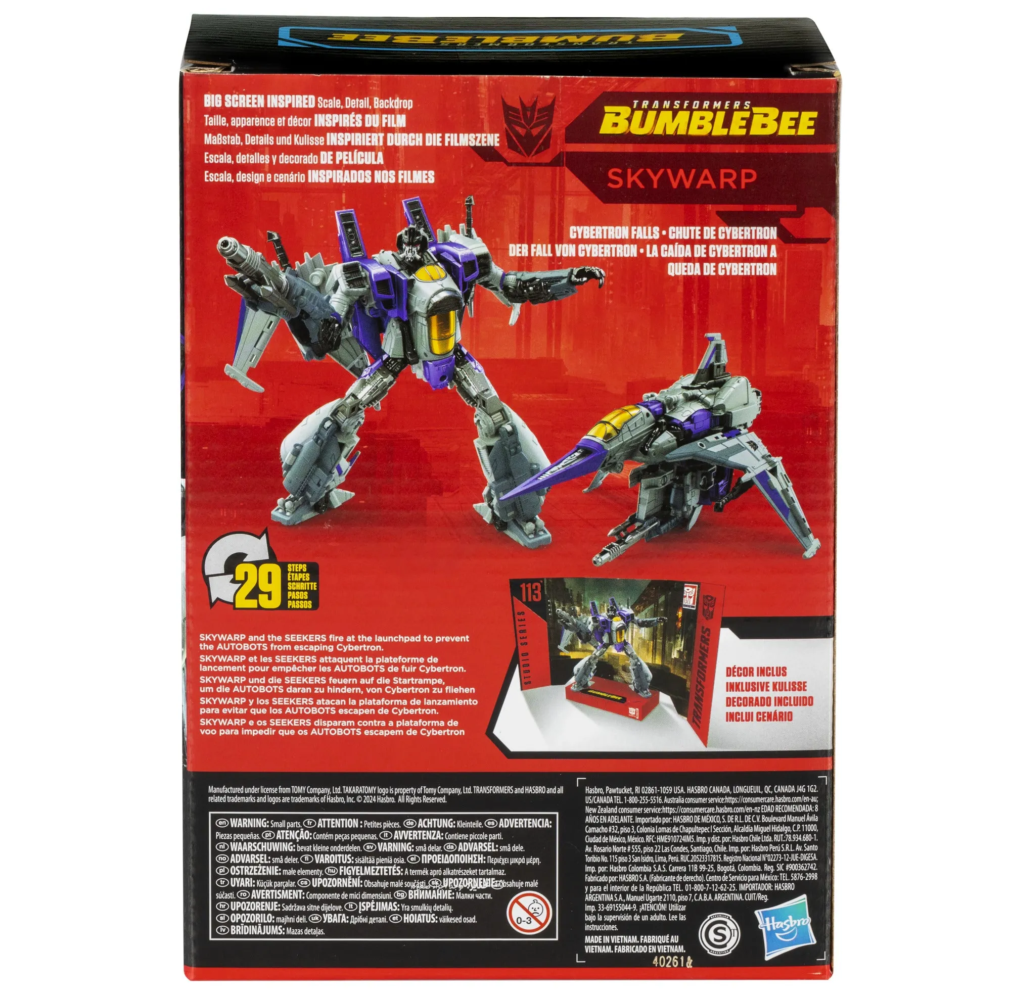 Transformers Studio Series Voyager Class Skywarp (Bumblebee)