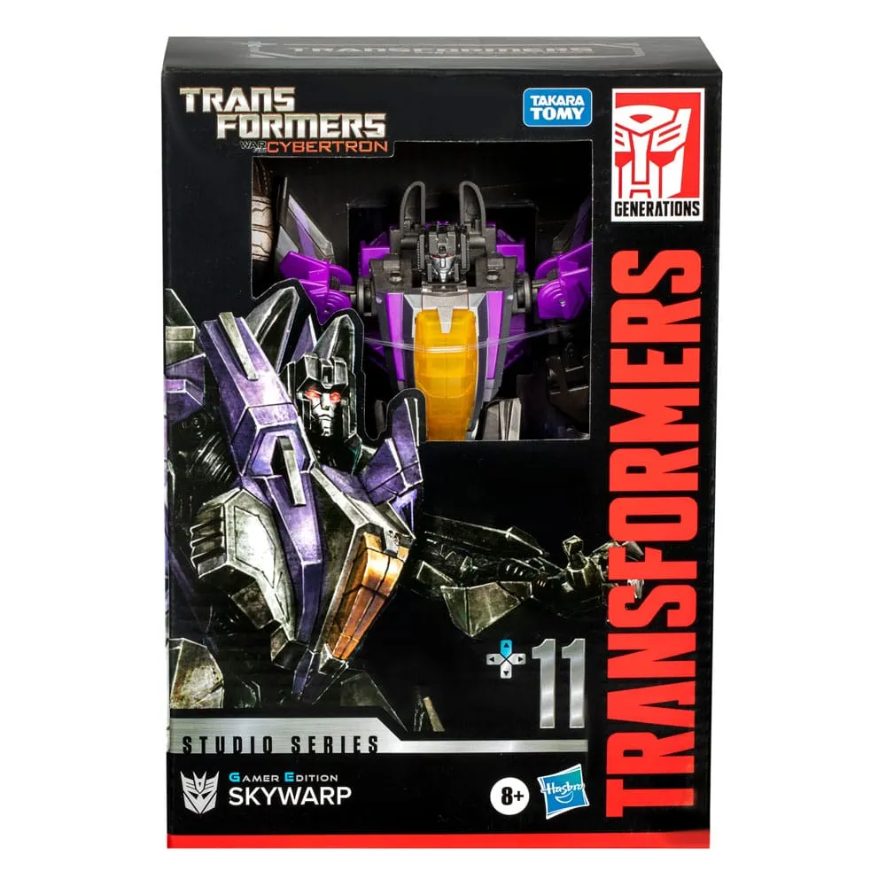 Transformers: War For Cybertron Studio Series Voyager Class Action Figure Gamer Edition Skywarp 16 Cm