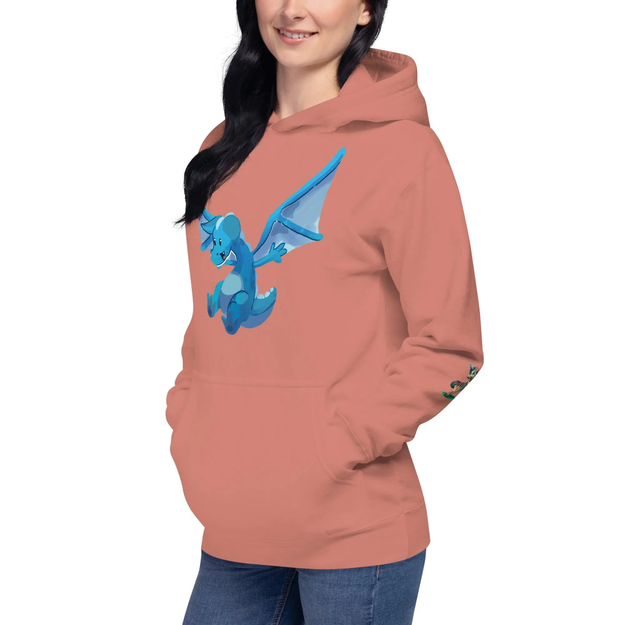 Unisex Blue Dragon Hoodie