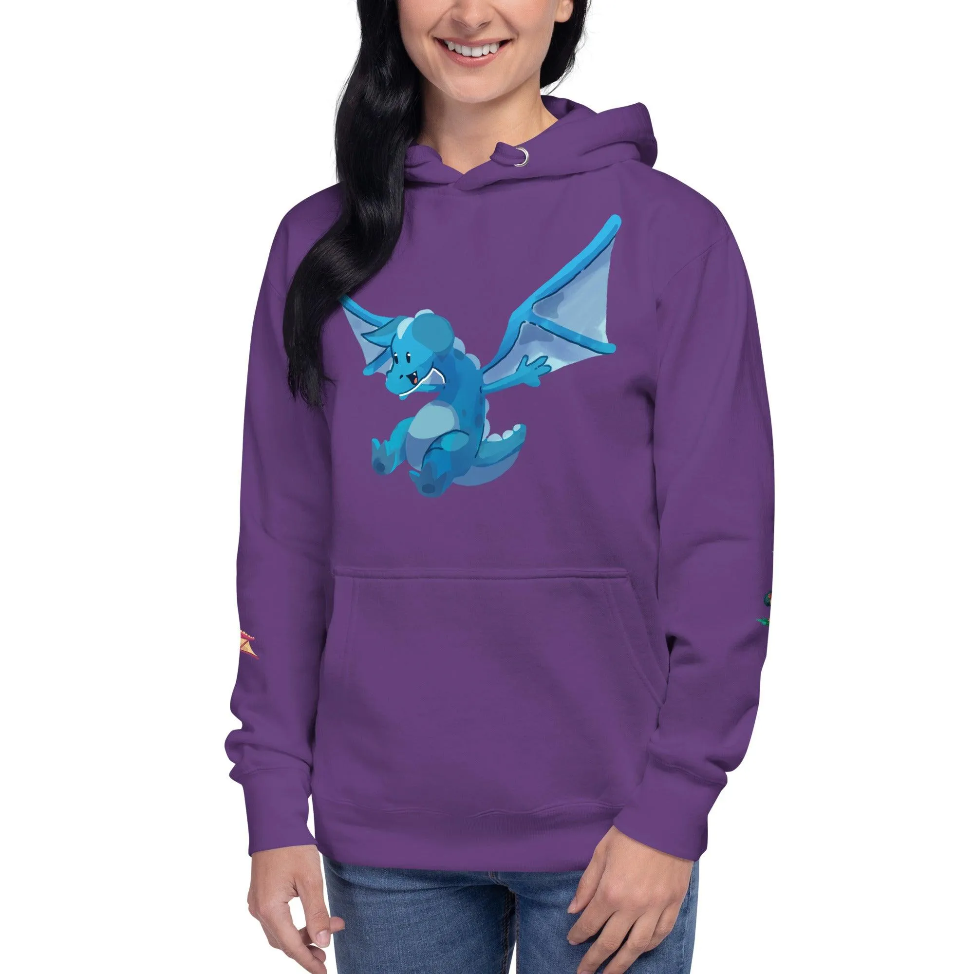 Unisex Blue Dragon Hoodie