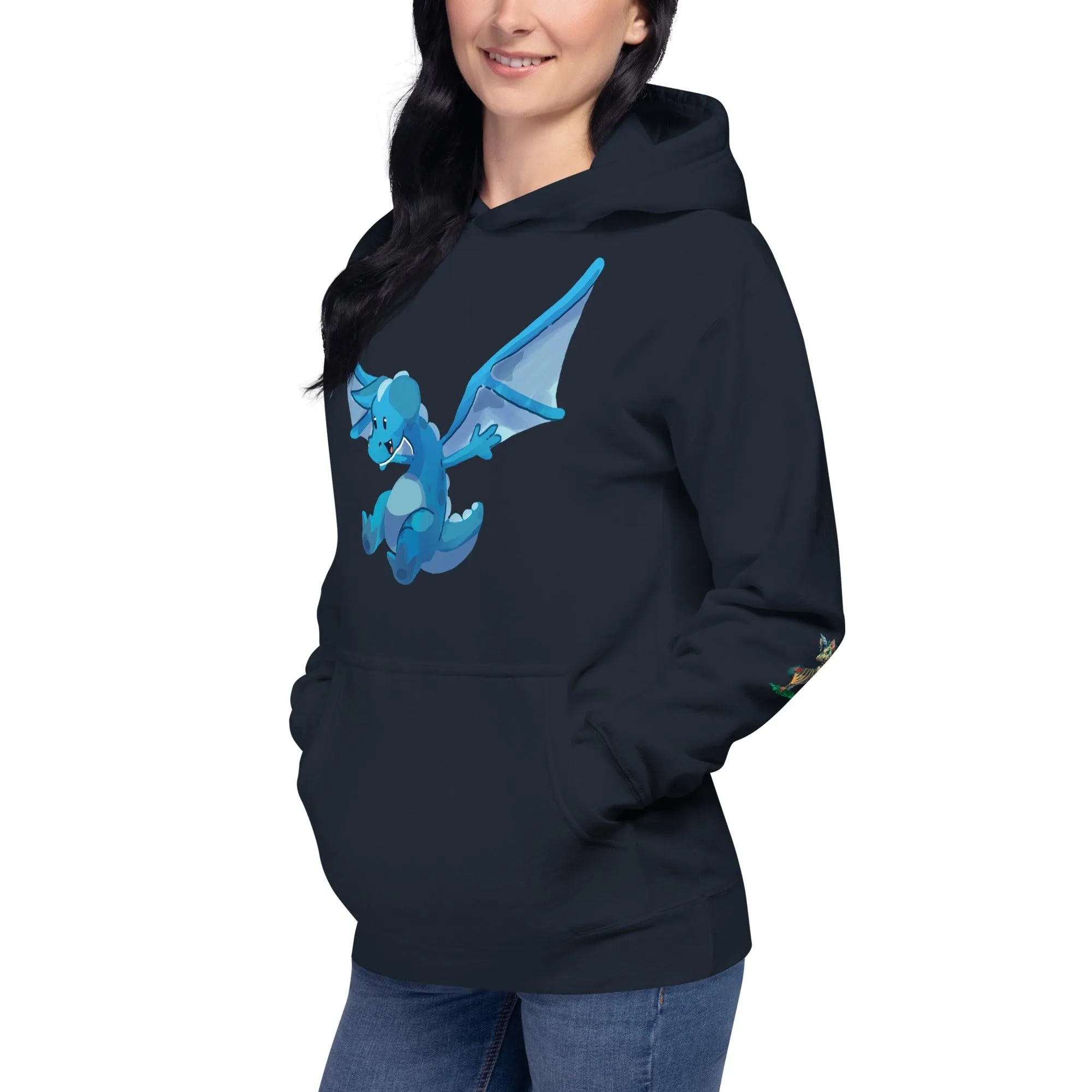 Unisex Blue Dragon Hoodie
