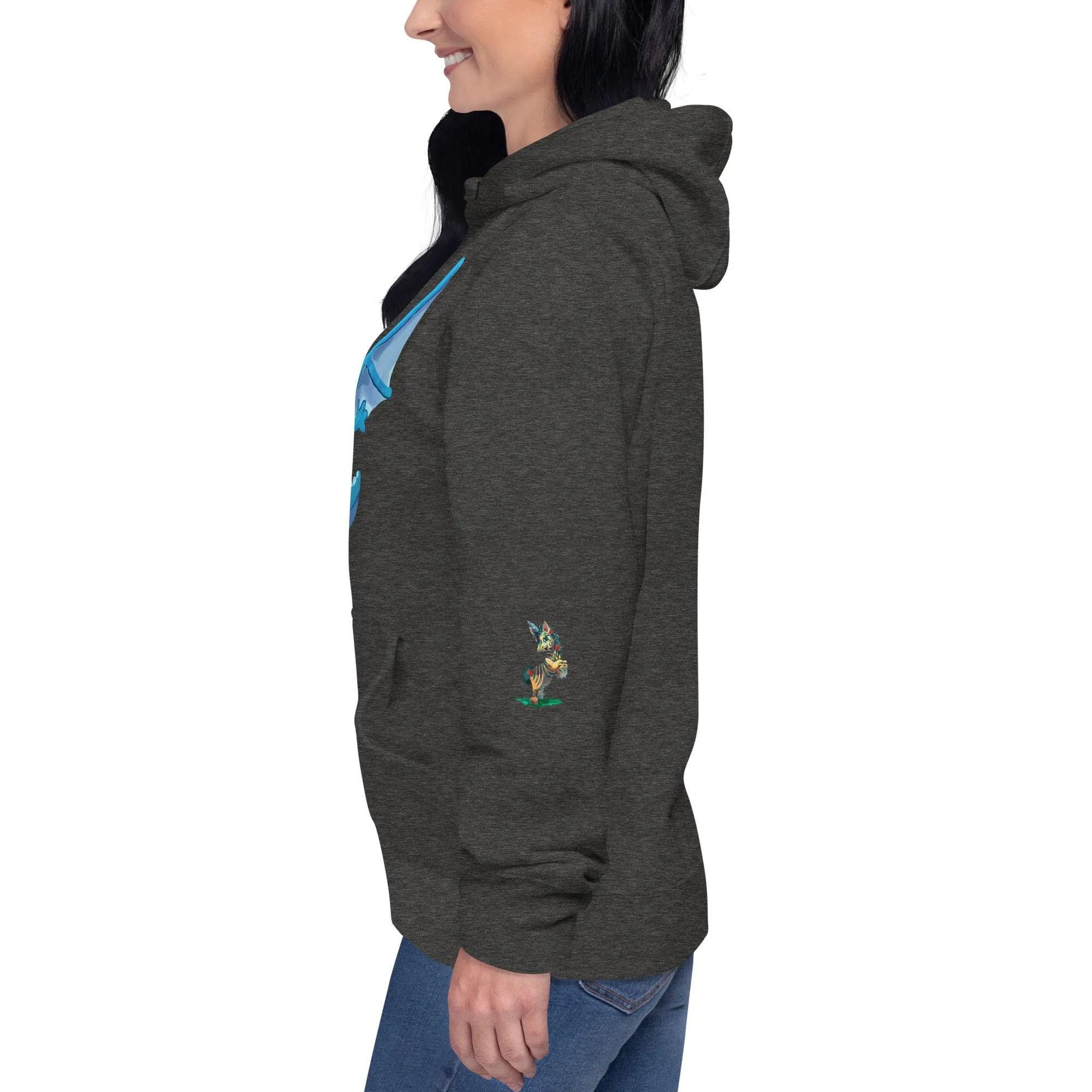 Unisex Blue Dragon Hoodie