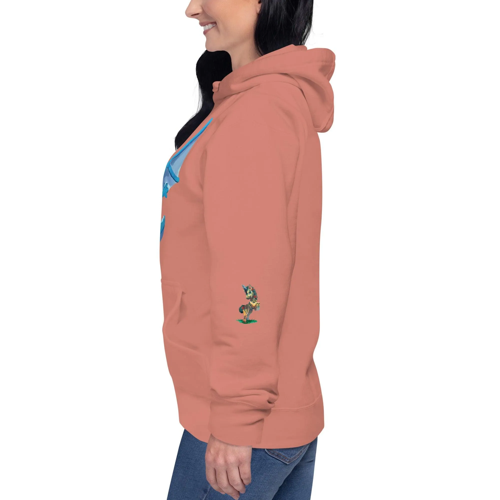 Unisex Blue Dragon Hoodie