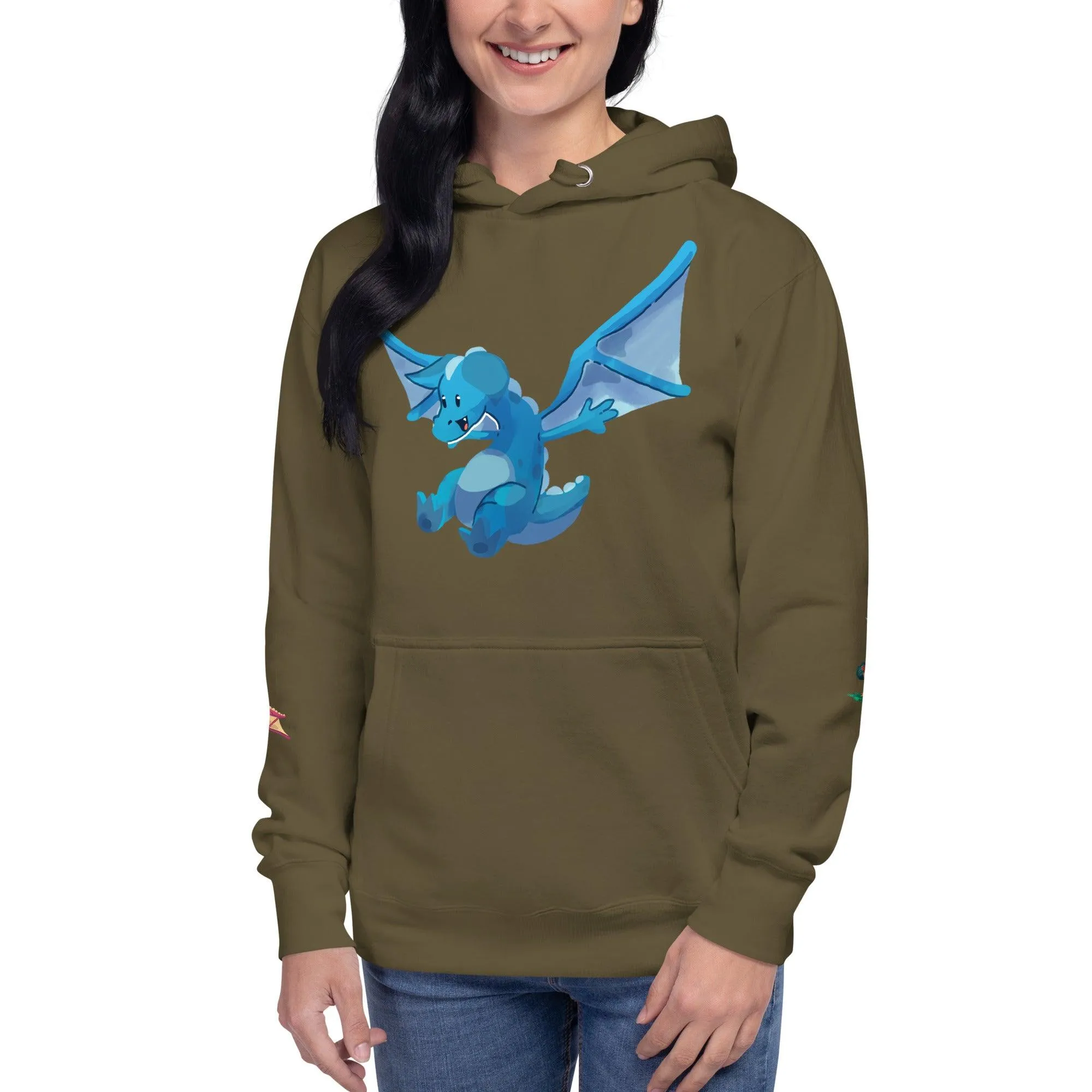 Unisex Blue Dragon Hoodie