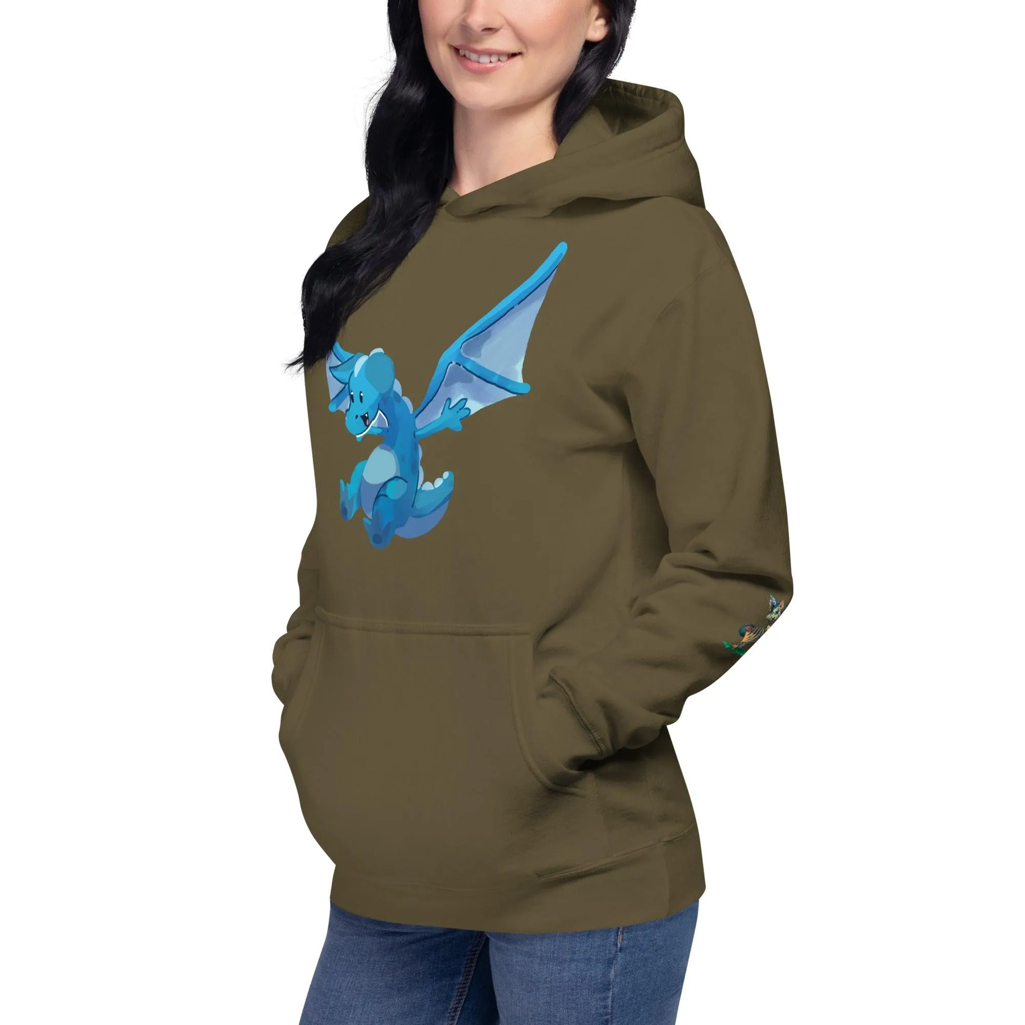 Unisex Blue Dragon Hoodie
