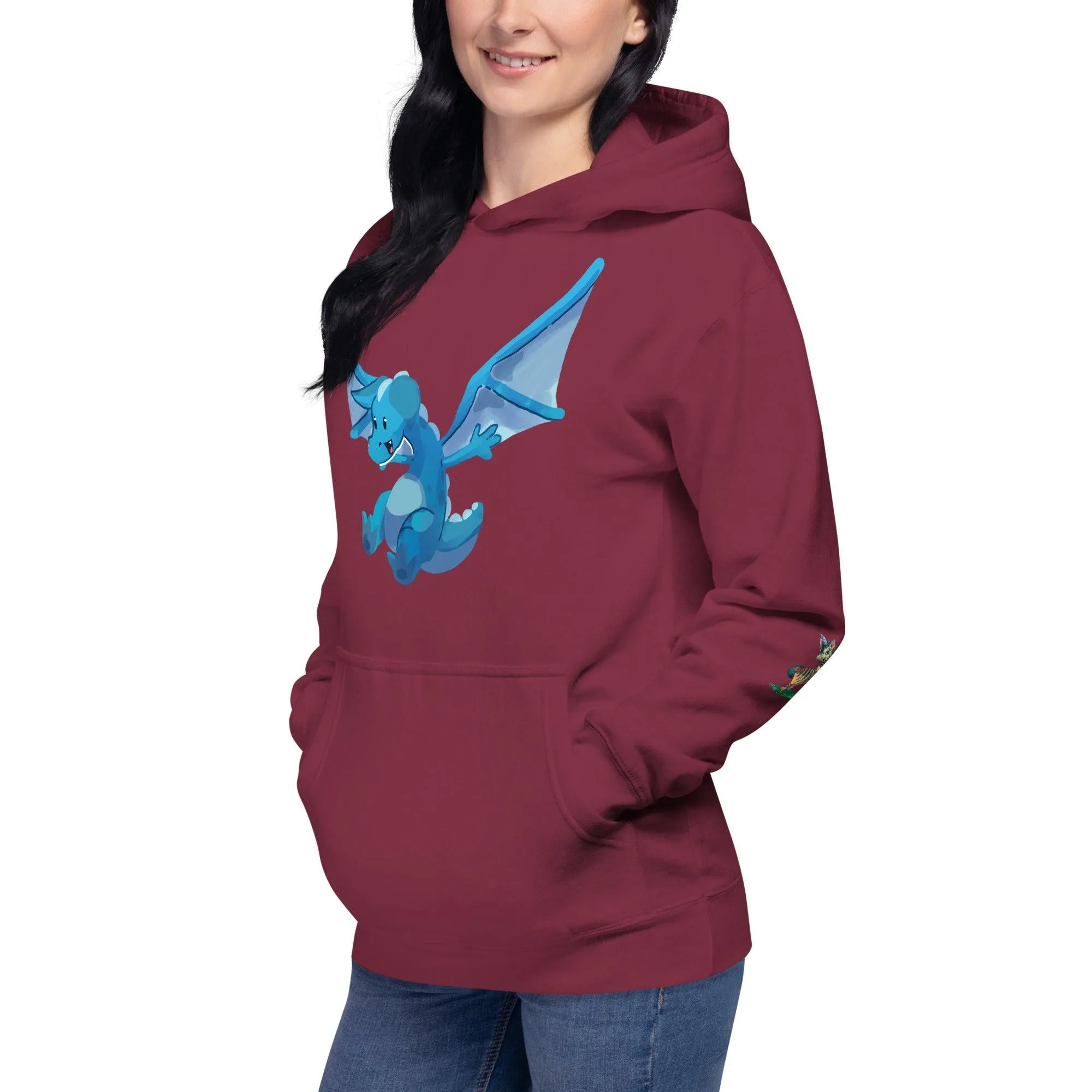 Unisex Blue Dragon Hoodie