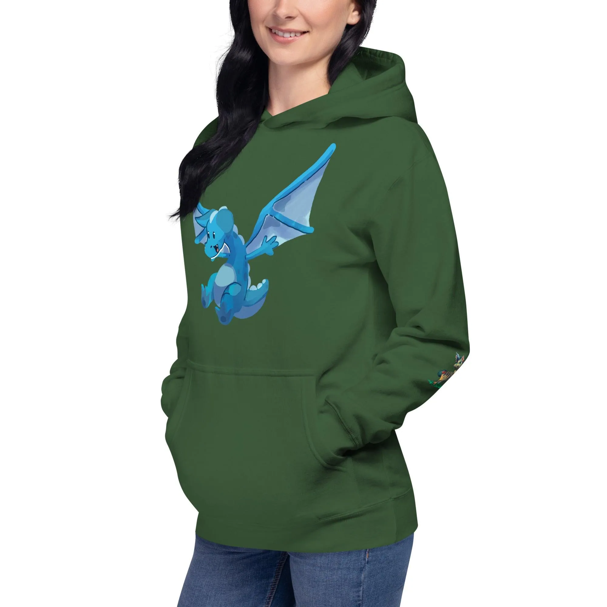 Unisex Blue Dragon Hoodie