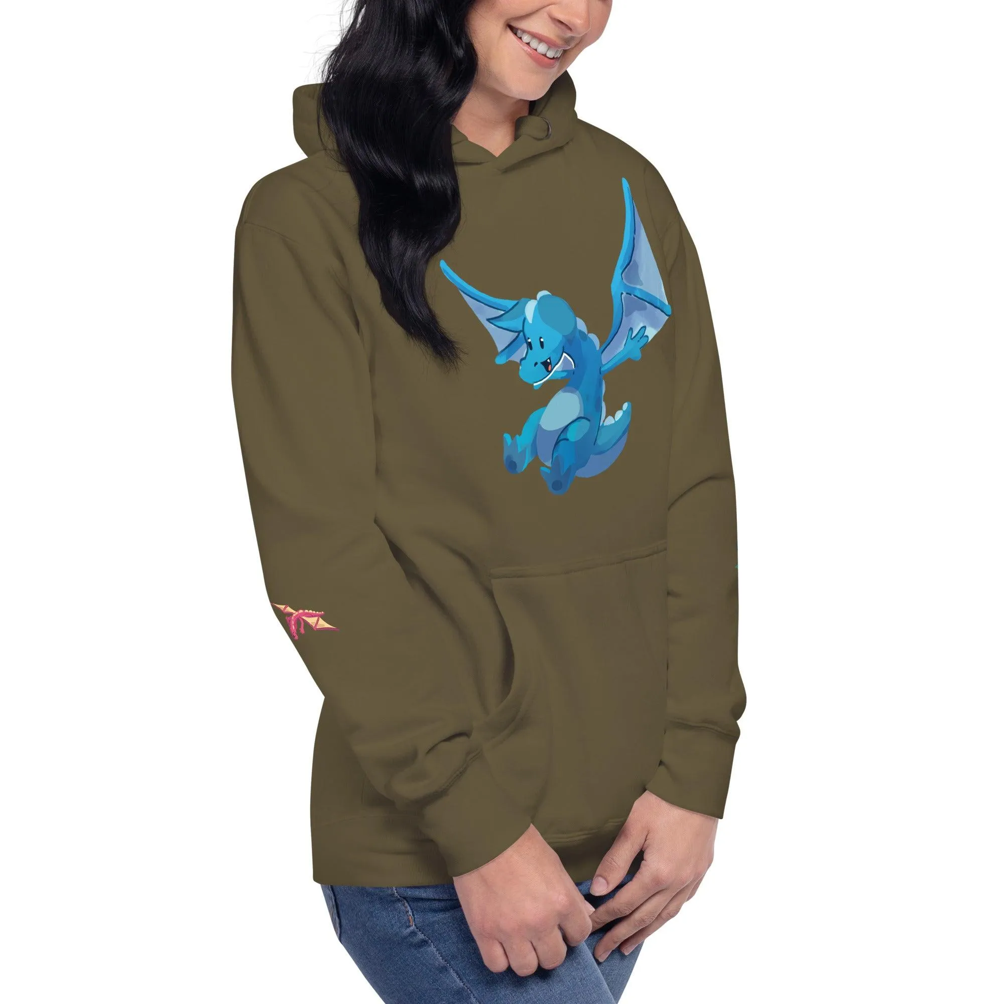 Unisex Blue Dragon Hoodie