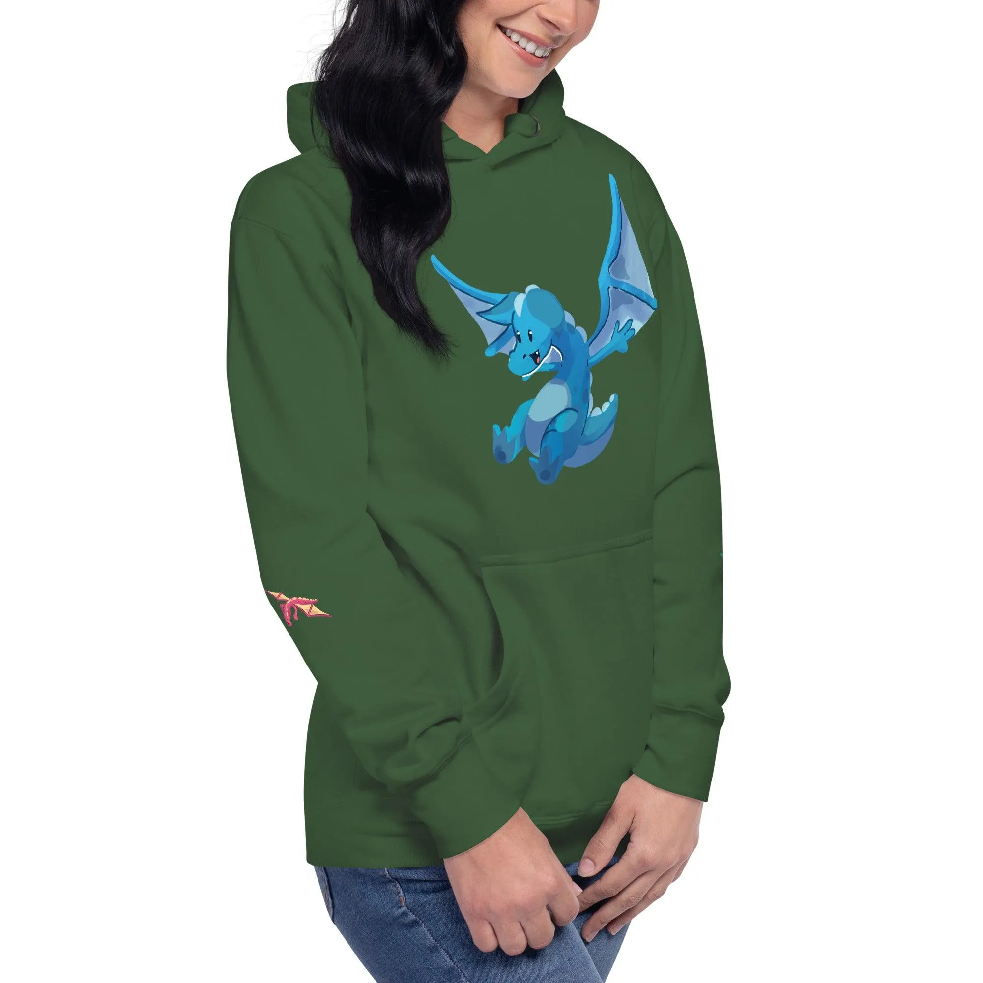 Unisex Blue Dragon Hoodie