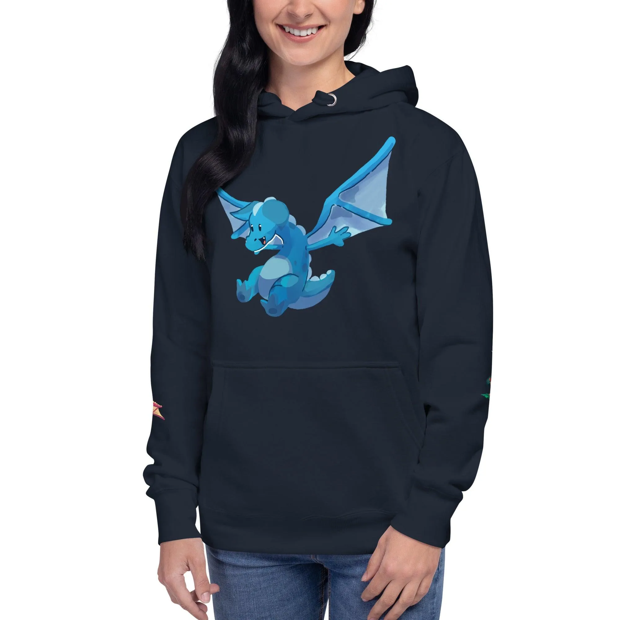 Unisex Blue Dragon Hoodie