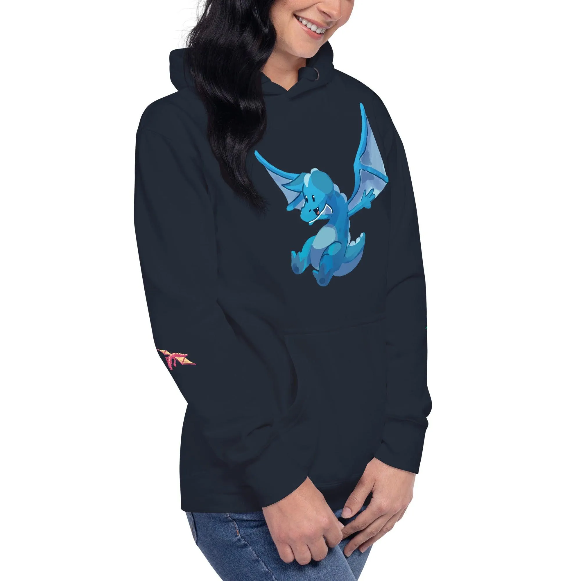 Unisex Blue Dragon Hoodie