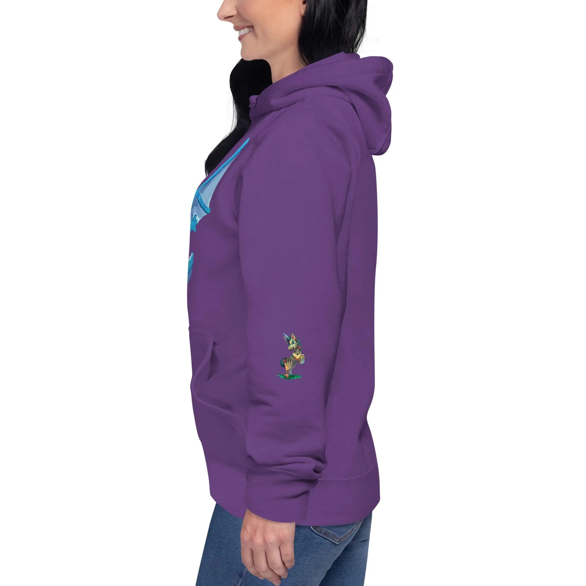 Unisex Blue Dragon Hoodie