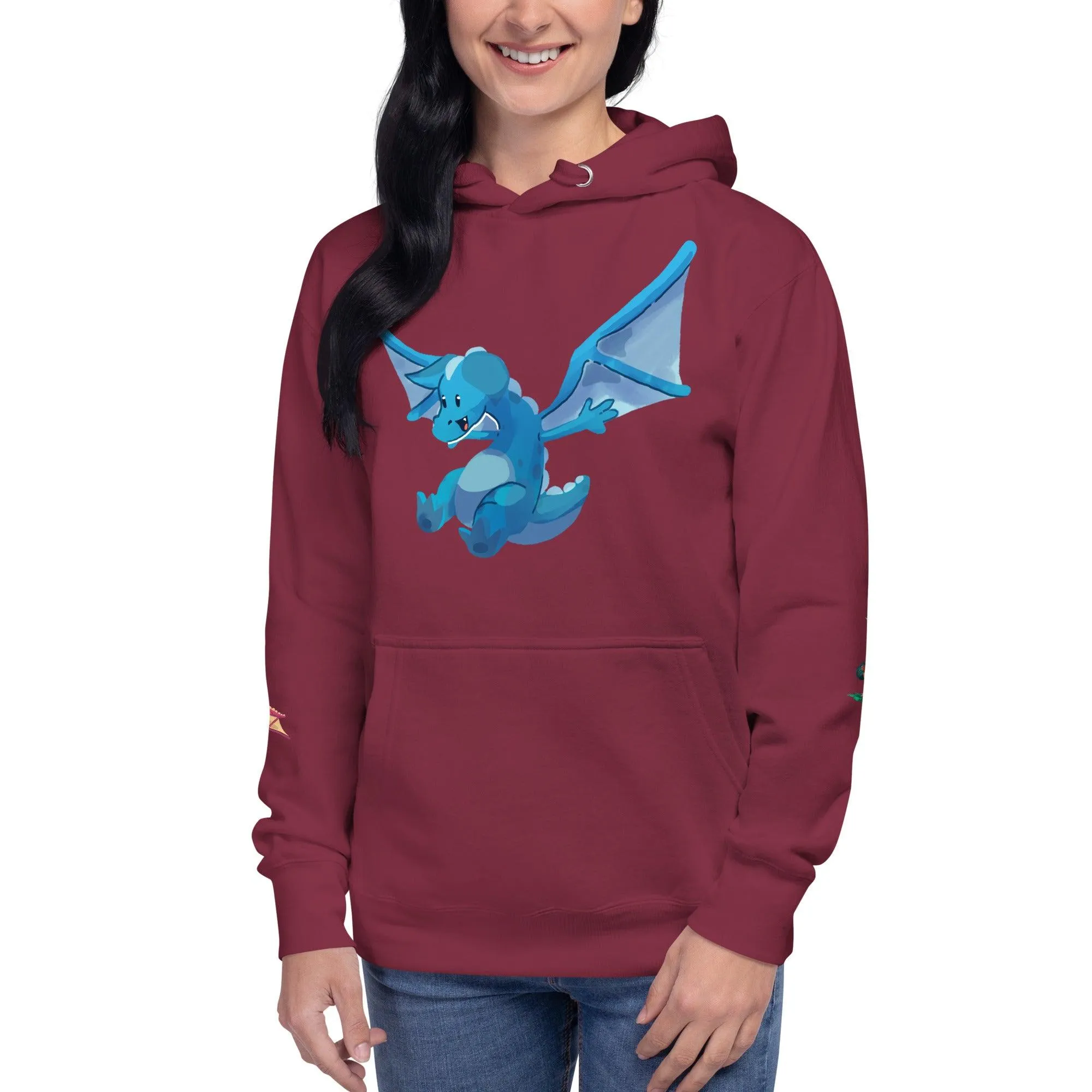 Unisex Blue Dragon Hoodie