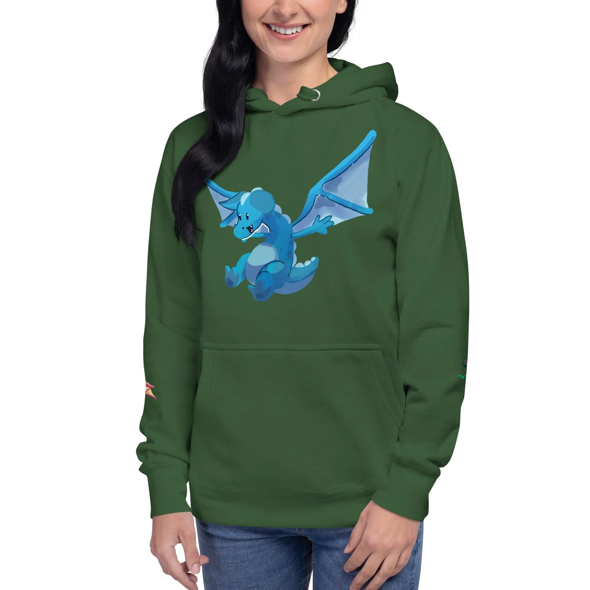 Unisex Blue Dragon Hoodie