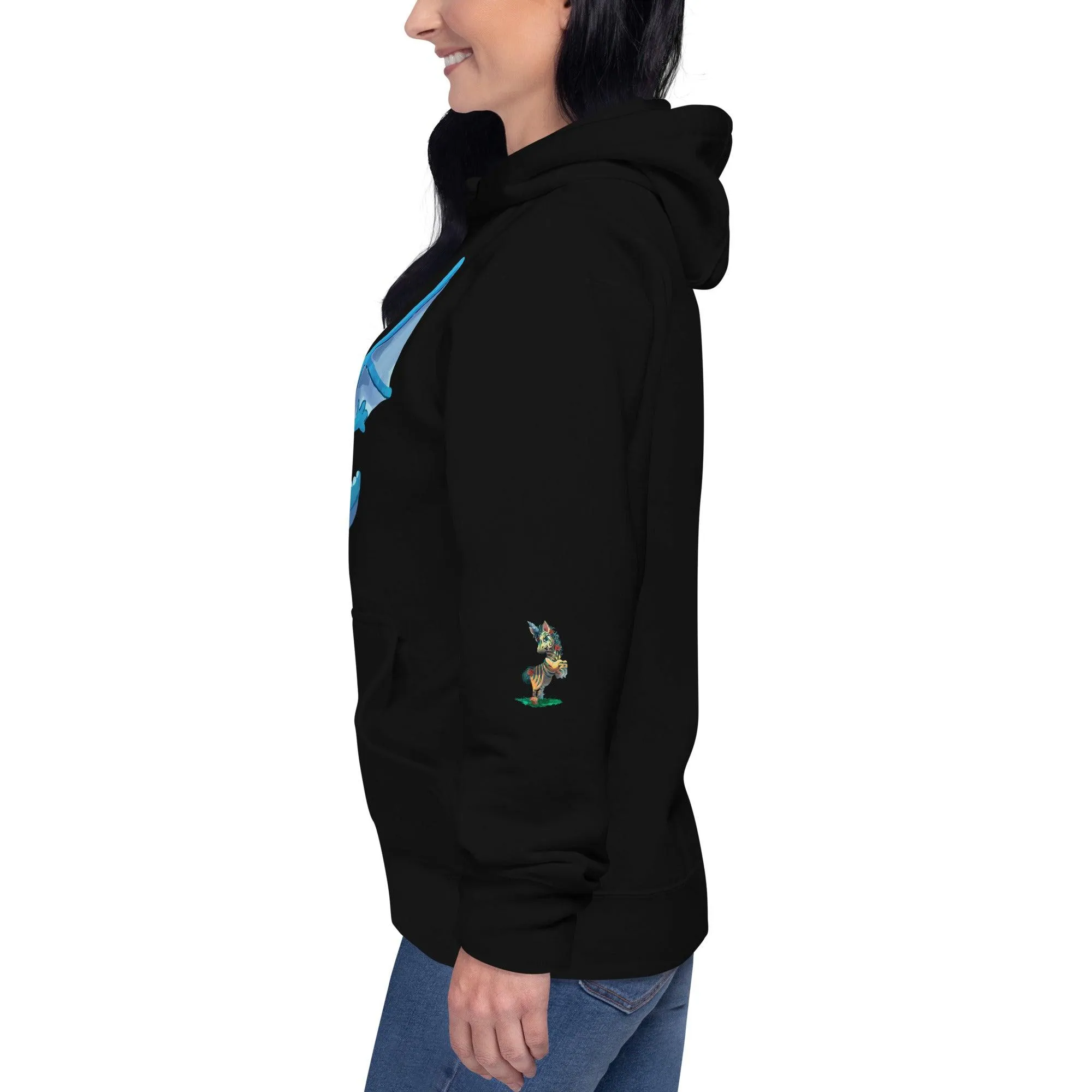 Unisex Blue Dragon Hoodie