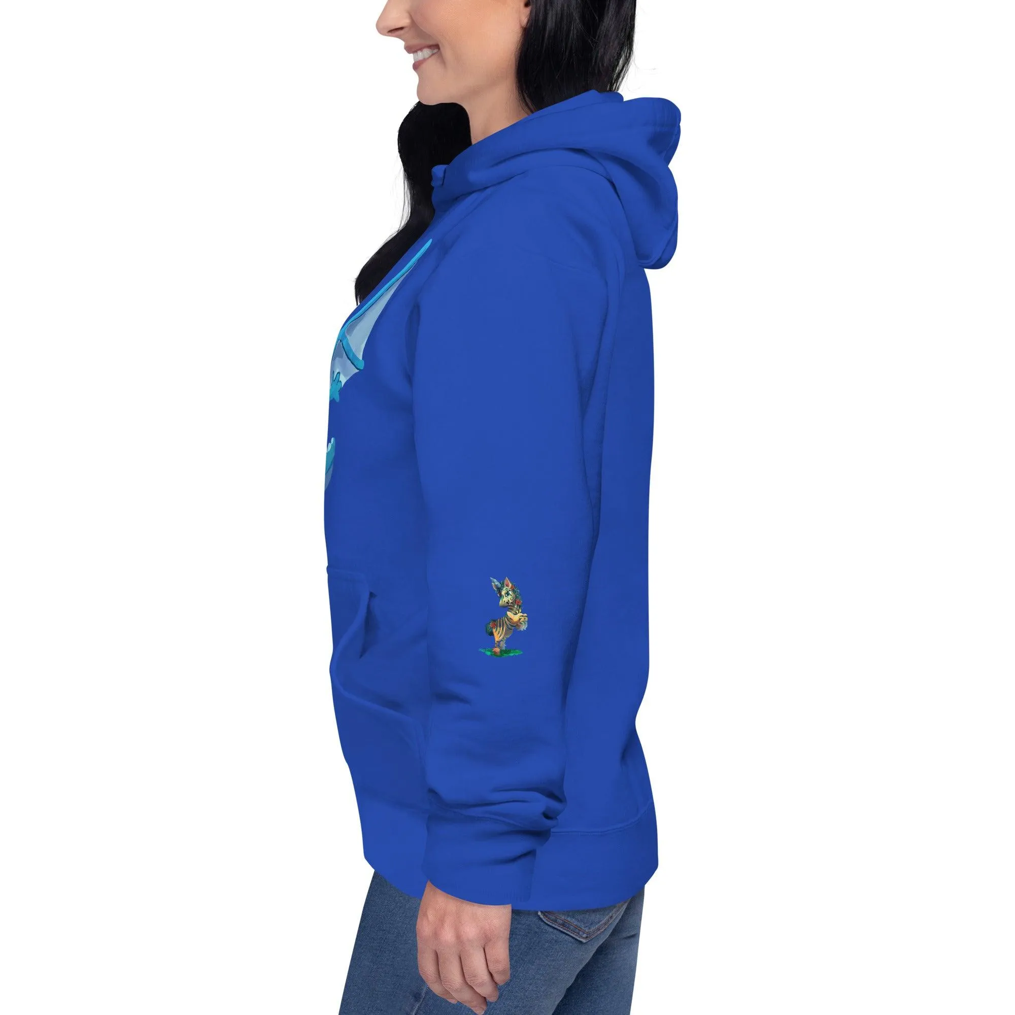 Unisex Blue Dragon Hoodie