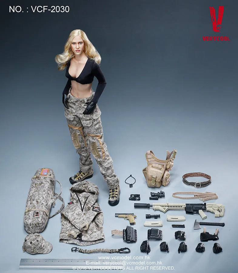 Very Cool  - Digital Camouflage Woman Soldier - Max