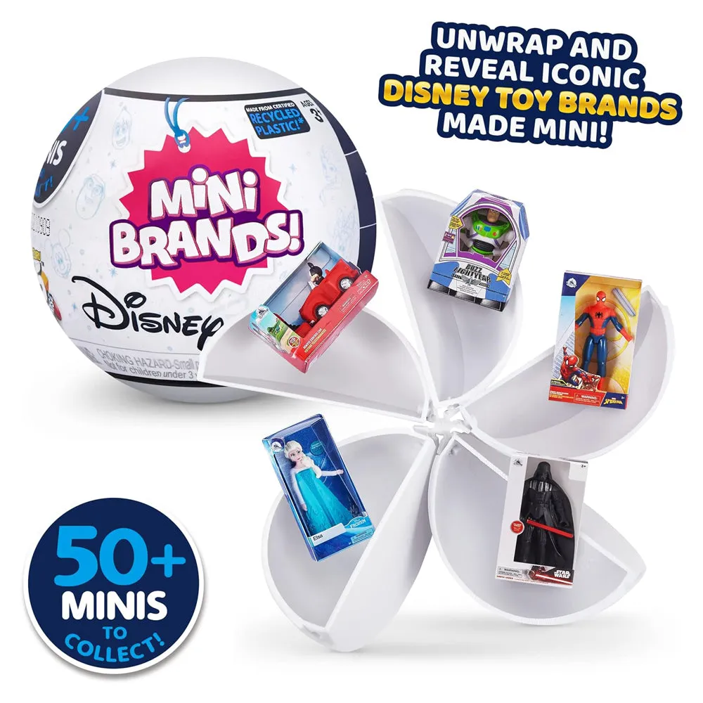 Zuru 5 Surprise Mini Brands Disney Store Series 1 - Assorted Mystery Surprise Capsule Collectible Toy